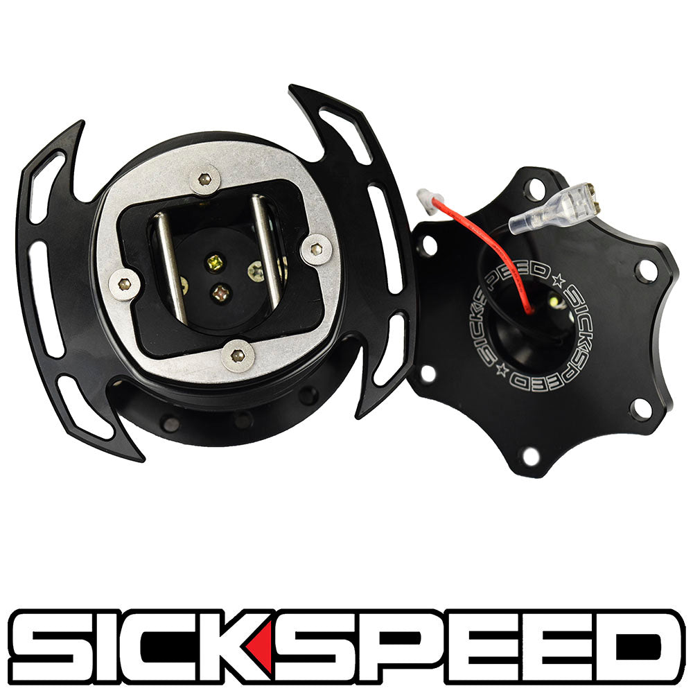 SICKSPEED ZERO-PLAY STEERING WHEEL QUICK RELEASE HUB