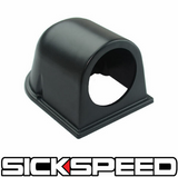 BLACK GAUGE POD PLASTIC DASH MOUNT