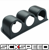 BLACK GAUGE POD PLASTIC DASH MOUNT