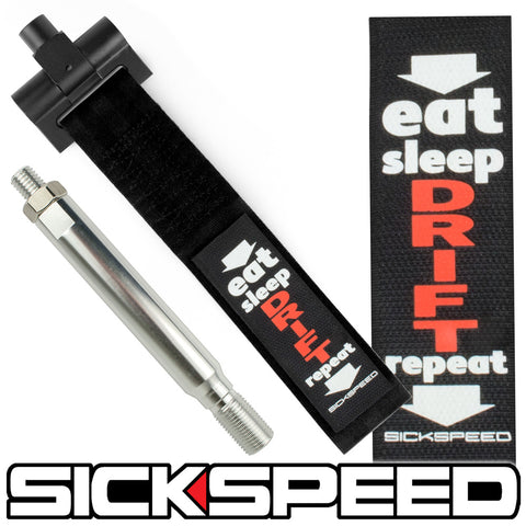SCREW MOUNT HIGH STRENGTH RACING TOW STRAP WITH INTERCHANGEABLE BADGES –  Sickspeed