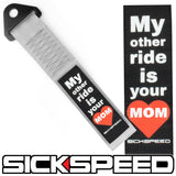 HIGH STRENGTH RACING TOW STRAP WITH INTERCHANGEABLE BADGES – Sickspeed